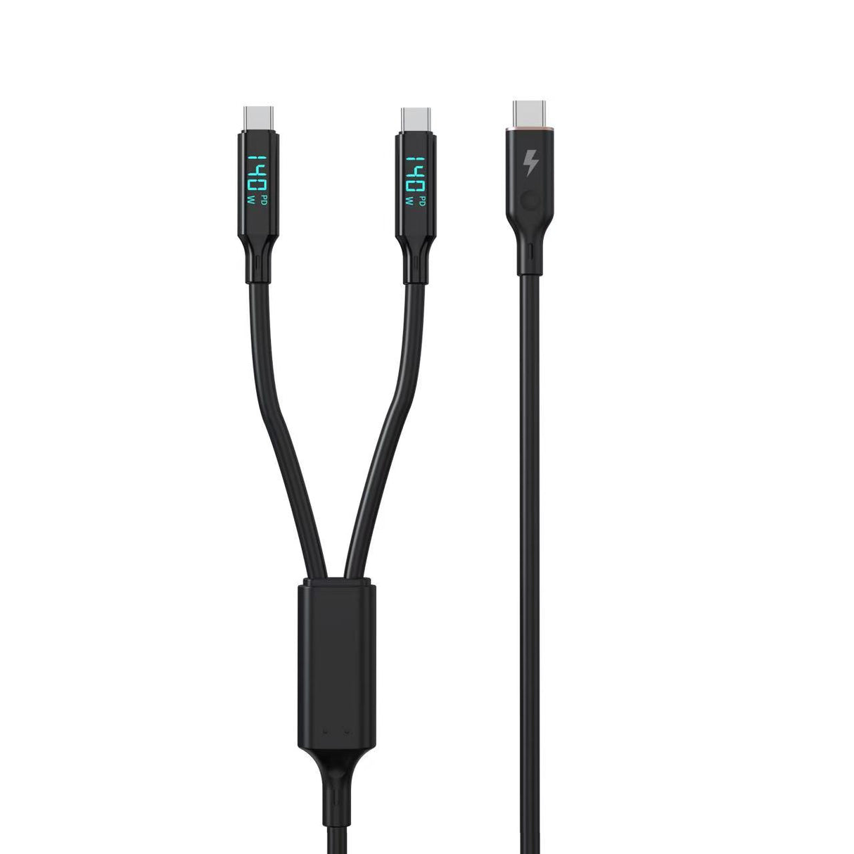 ARGO (CC140) C to C1+C2 140W 雙快充數顯數據線