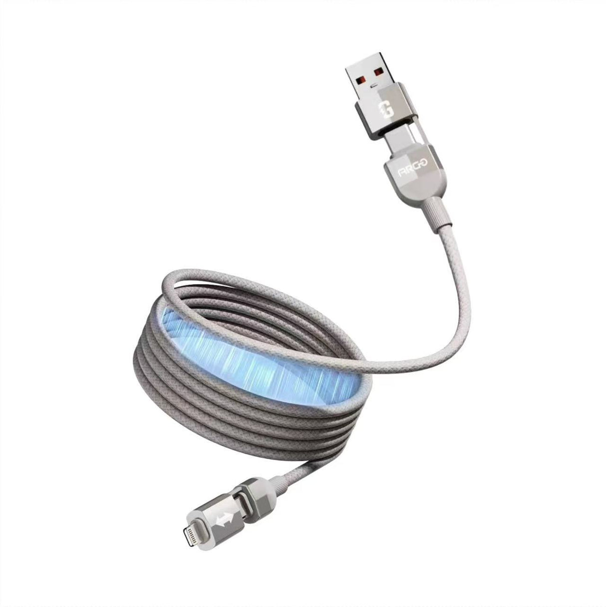 Argo MC100 4IN1 100W磁力收納充電線