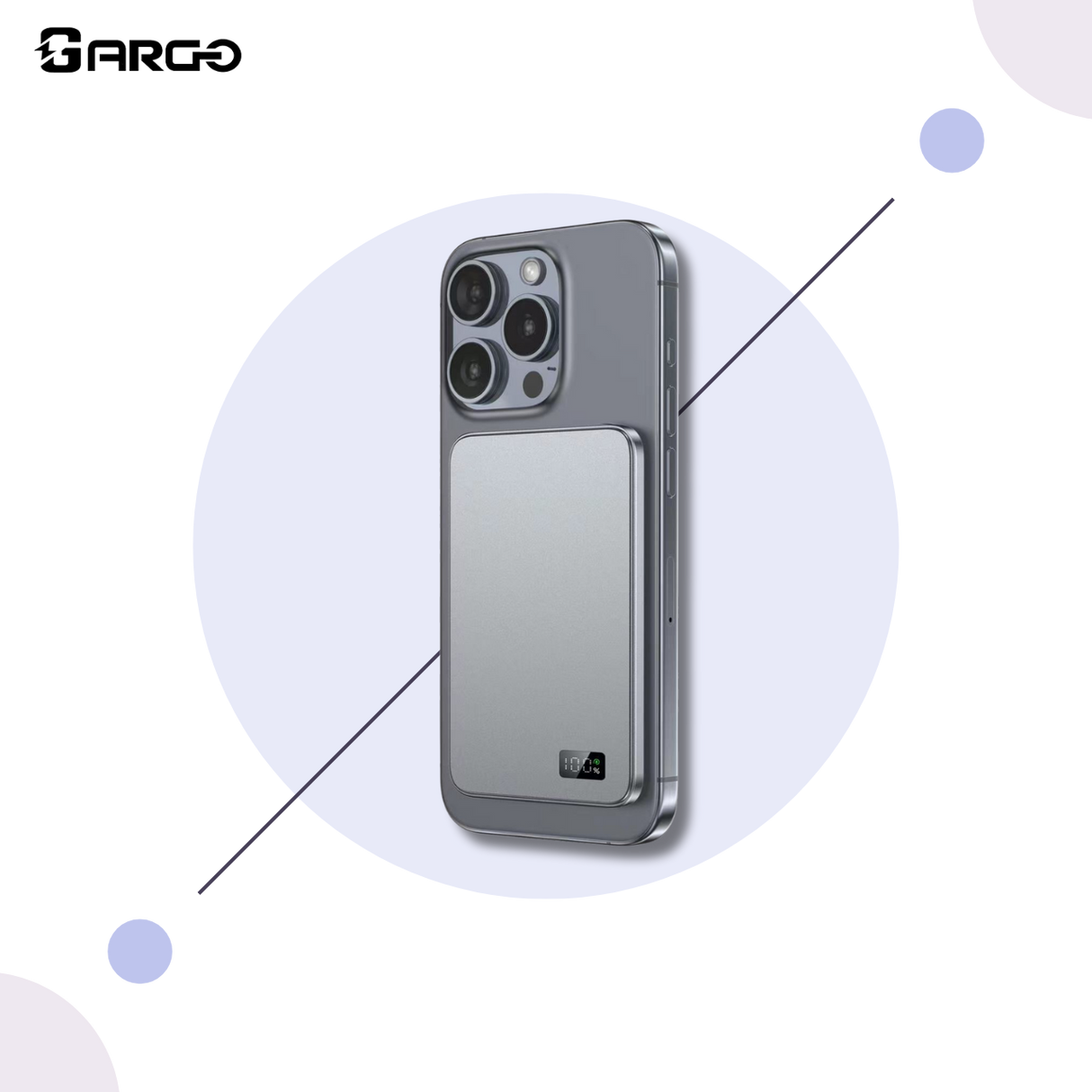 ARGO-F20 超薄 G.MAG 3合1 5000mAh 行動電源