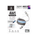 Argo MC100 4IN1 100W磁力充電充電線