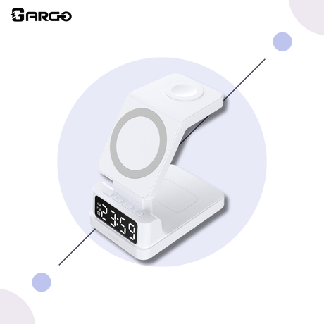 ARGO-MT4 15W 磁吸4合1無線充電座