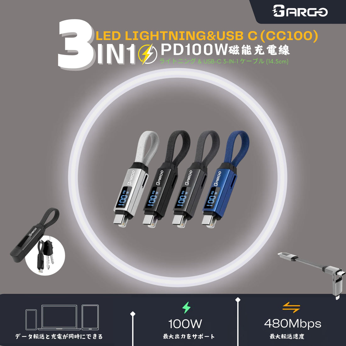3-in-1 functions
